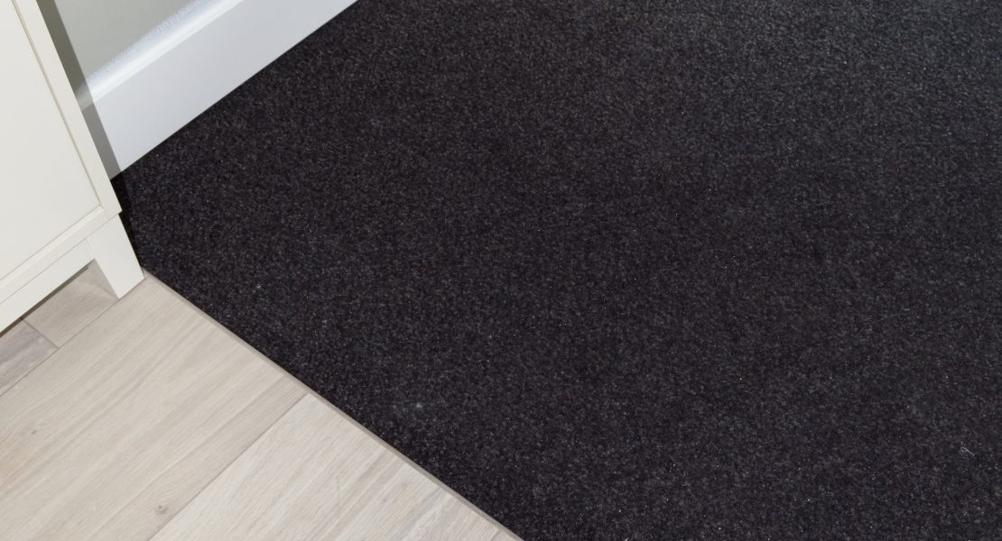 Deurmat Coral Brush in Asphalt Grey